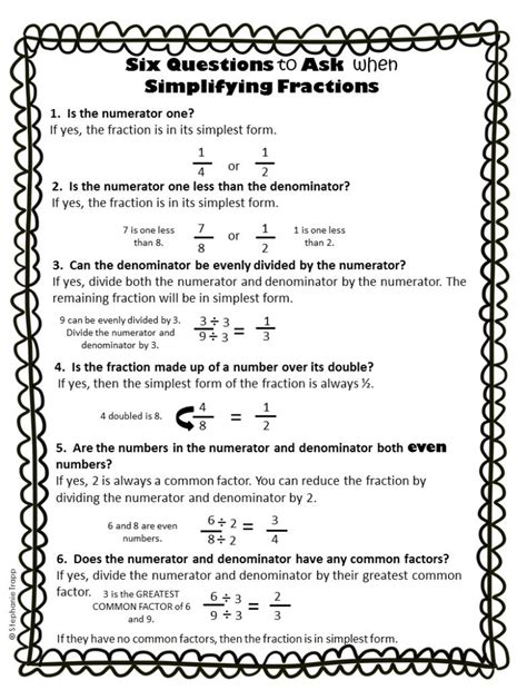 Image result for 5th Grade Math Worksheets Simplifying Fractions