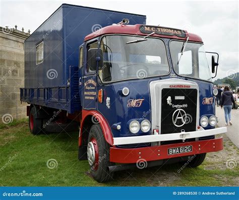 Blue Lorry Trailer With Containers Editorial Image | CartoonDealer.com ...