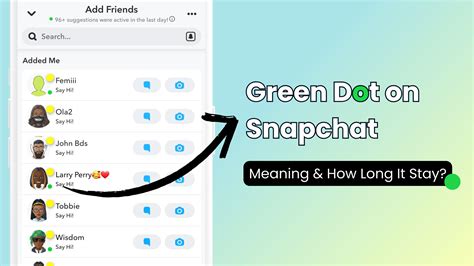 What Does the Green Dot Mean on Snapchat [ 2025 Updates]