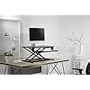 JIN OFFICE Sit Stand Desk Converter| Large Size 80 * 40CM Top| Premium ...