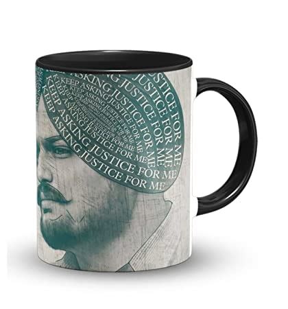 Buy The Desi Monk Black Ceramic Coffee Mug, 350ml, Microwave ...