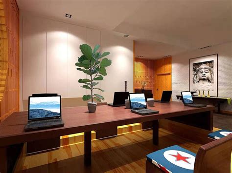 湖北旅行社室内设计原创工装办公空间办公室效果图表现|空间|家装设计|喜马设计 - 原创作品 - 站酷 (ZCOOL)