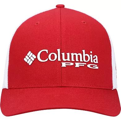 Men's Columbia Cardinal Arkansas Razorbacks PFG Snapback Adjustable Hat