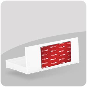 Universal Wide Floating Shelf, Screwless Mount Holder for Security ...
