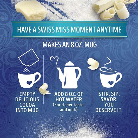 Swiss Miss White Chocolate Flavored Hot Drink Mix 8 Count | Desertcart ...