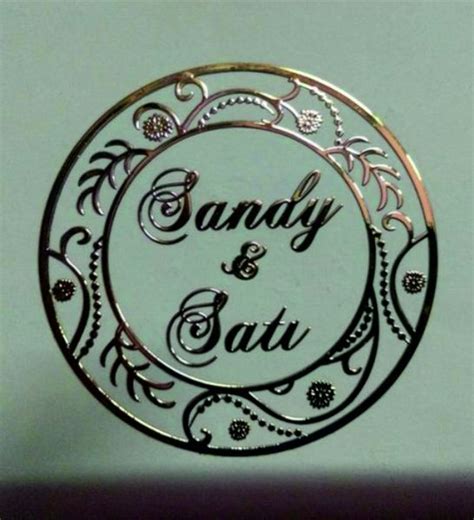 Wedding Cards Metal Sticker Manufacturer, Supplier from delhi