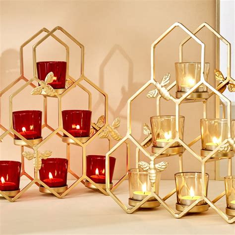 Buy Corsica Fiesta Glass Multi Tier Votive Holders from Corsica by Home ...