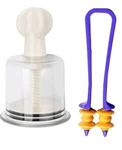 NETCLUB Acupressure Single Hijama Cupping Cup Jar Vacuum Cupping Cup ...