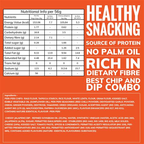 Dipsters - Cheesy Jalapeño Dip with Peri Peri Ragi Chips | Source of P