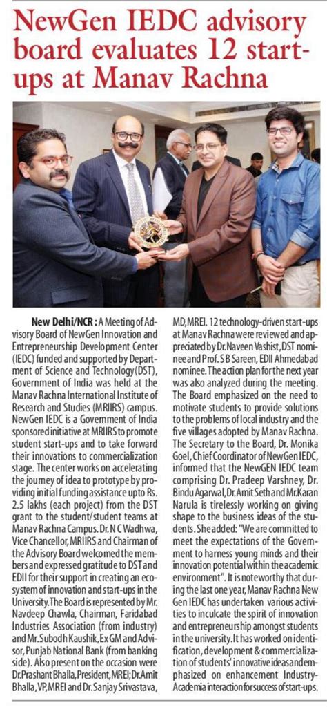 Manav Rachna Vidyanatariksha - Manav Rachna Educational Institutions