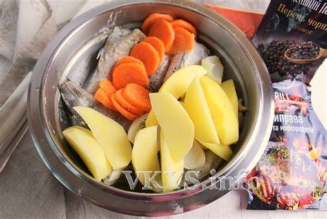 Рыба с картошкой в рукаве для запекания в духовке: пошаговый рецепт