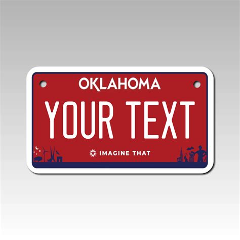 Personalized Oklahoma License Plates - Custom Plate Pros