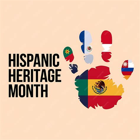 Hispanic Heritage Month Poster Vector Illustration | Premium AI ...