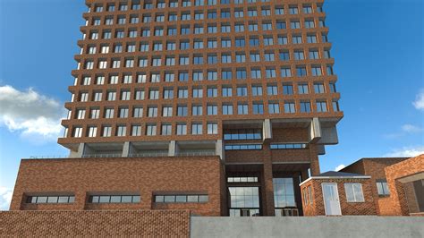 Headquarters of NYPD Building 3D model | 3D Molier International