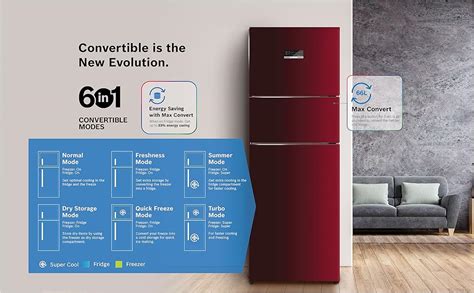 Bosch MaxFlex 364L Inverter Frost Free Triple Door Refrigerator ...