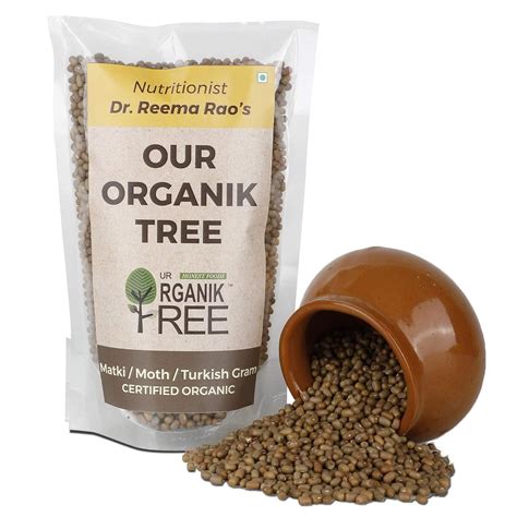Our Organik Tree Certified Organic Moth Dal |Matki Dal | Moth Beans ...