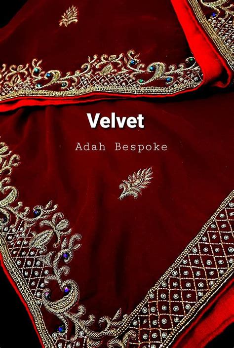 Chikankari Velvet Dupatta ( Zardozi Work )