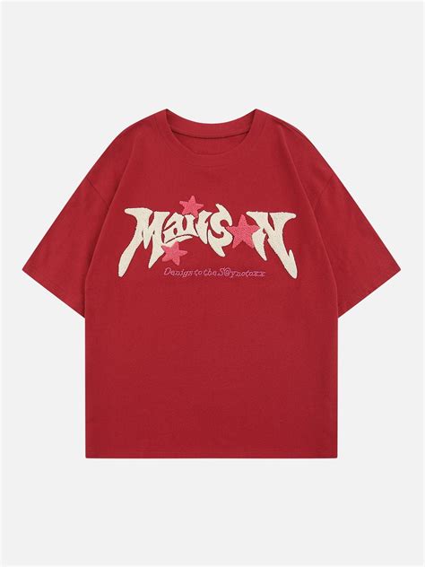 TALISHKO™ - Stars Flocked Graphic Tee | Graphic tees, Shirt designs, Shirts