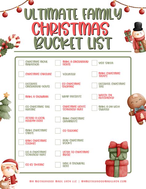 The Ultimate Christmas Family Bucket List: Fun Activities for the Holidays!