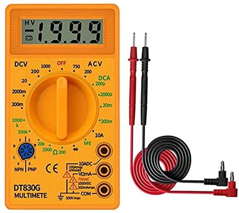 Cockila DT-830D Digital Multimeter with Buzzer Square Wave Output ...