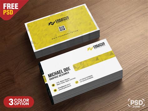 Basic Business Card Template 的图像结果
