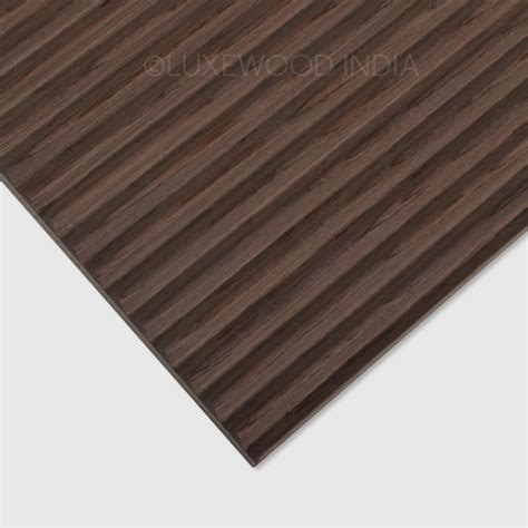 Thermo Black Walnut Venezia Solid Panels | Luxewood India