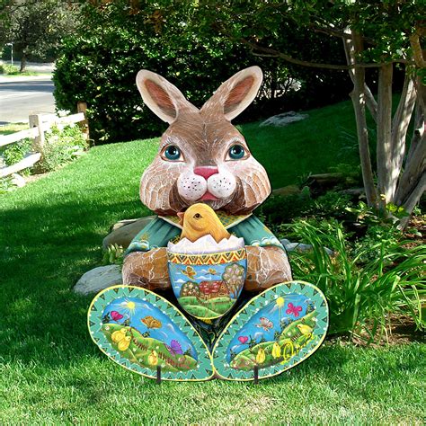 Easter Decor Outdoor Easter Decoration Easter Bunny Large - Etsy