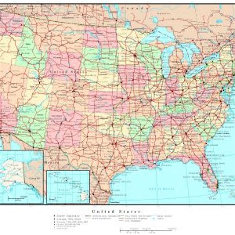 us road map interstate highways
