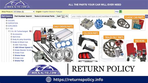 Image result for RockAuto Return Policy