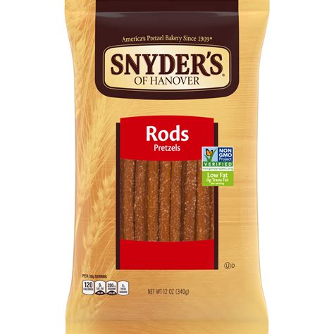 Snyder's of Hanover, Pretzel Rods, 12 Oz Bag - Walmart.com