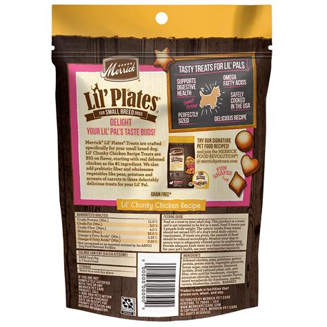 Lil' Plates Lil' Chunky Chicken Dog Treats | Merrick Pet Care