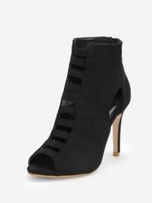 Peep Toe Cut-Out Stiletto Heels Back To School Shoes College Student ...