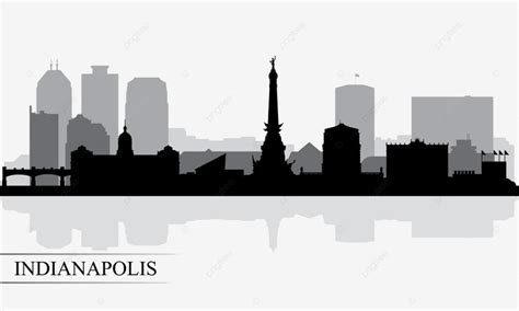 Fondo De Silueta De Horizonte De La Ciudad De Indianápolis PNG ...