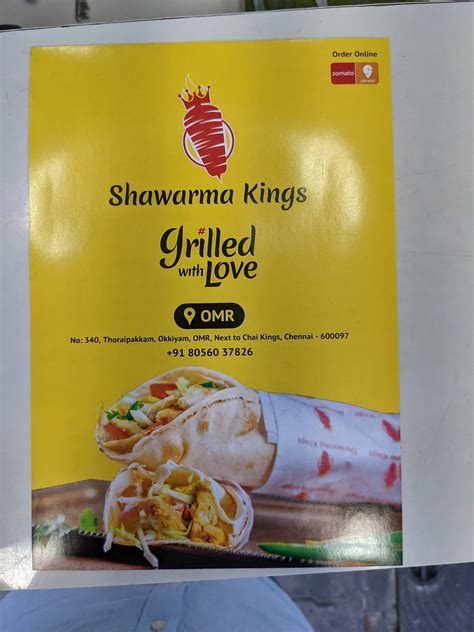 Menu at Shawarma Kings - OMR, Chennai