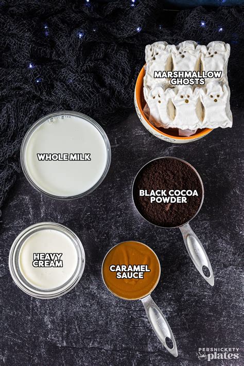 Halloween Hot Chocolate - Black Hot Cocoa