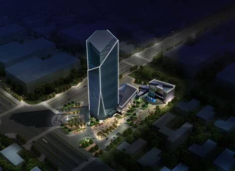 六安房地产中心综合楼-建筑楼宇-成功案例-合肥新观点照明科技股份有限公司