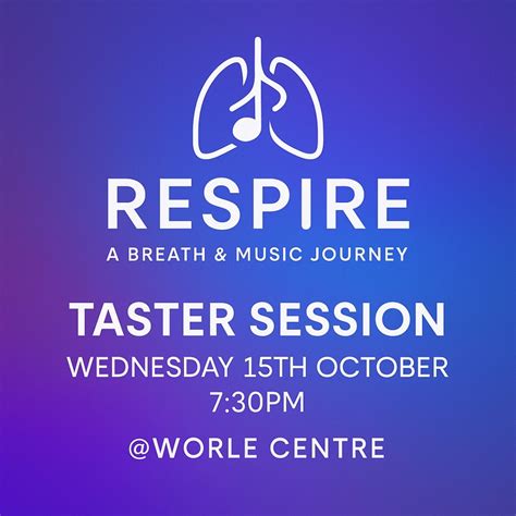 Respire – Breath & Music Taster, Worle Centre, Weston-super-mare, 15 ...