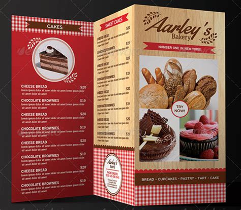 Bakery Menu Design 的图像结果