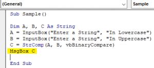 Image result for StrComp VBA Excel Tutorial