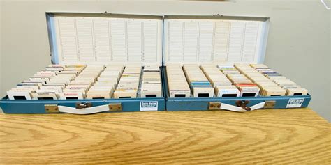 Buy Industrial Metal Slide Boxes With Slides, Vintage Projector Slides ...