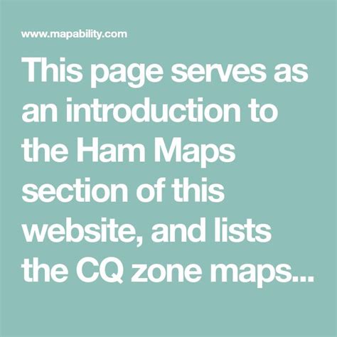 Image result for Ham Radio Call Map