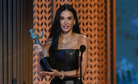 Demi Moore delivers moving speech after SAG win: 'I listened and I ...