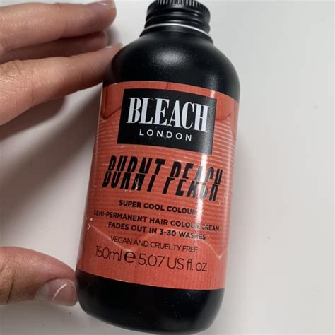 Bleach London- Burnt Peach Semi Permanent hair dye... - Depop