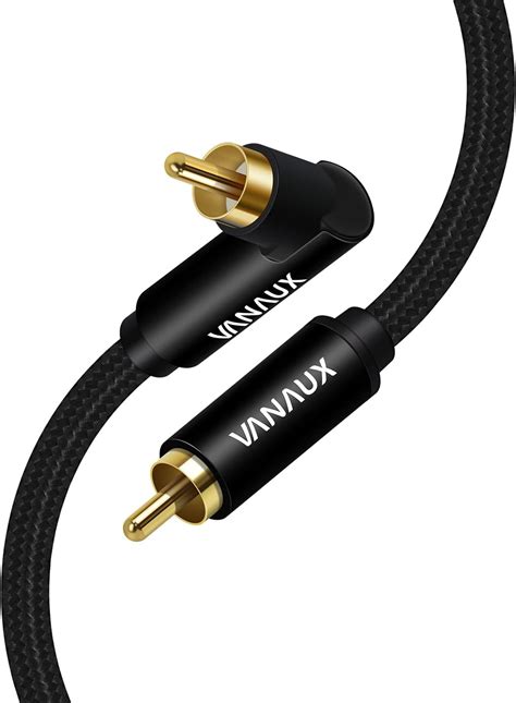 VANAUX 90 Degree RCA Cable Subwoofer Cable Male to India | Ubuy