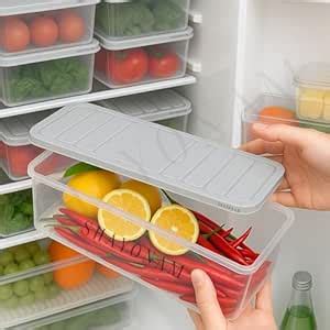 Buy SHAYONAM Storage Box For Freezer (Pack of 6), Fridge Organiser ...