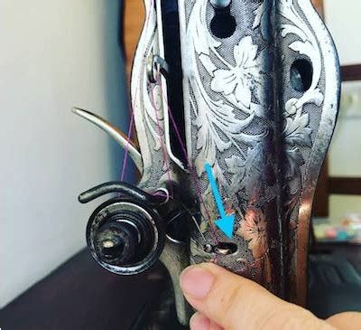 Image result for How to Thread Antique Singer