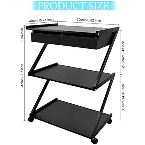Lorvain 3-Tier Salon Rolling Trolley Cart for Beauty India | Ubuy