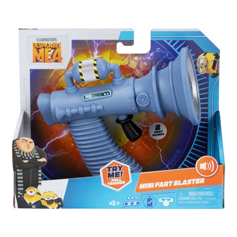 Despicable Me 4 SFX Mini Fart Blaster,8 Different Silly Fart Noises ...