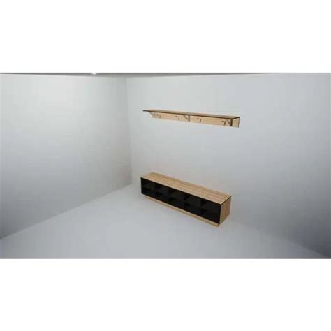 BIM objects - Free download! Bench Seating - Shoe Box Wall With ...