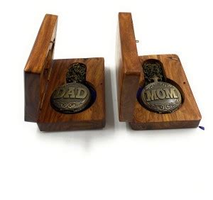 Aadtya Full Hunter Two Pocket Watch MOM & DAD Word Embossing with Chain ...